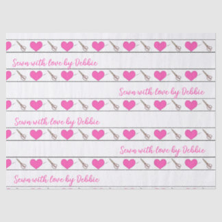 Papier Mousseline Coeur coudre Thème Personnalisé Grand
