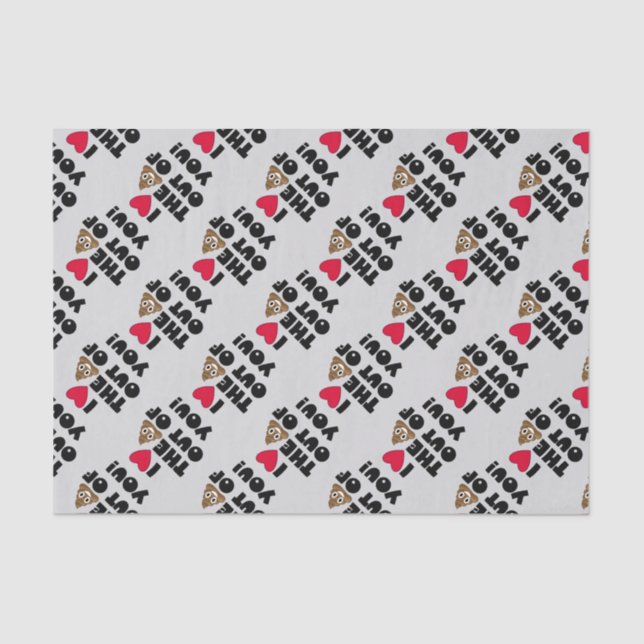 Papier Mousseline Coeur la dunette EMoji (Recto)