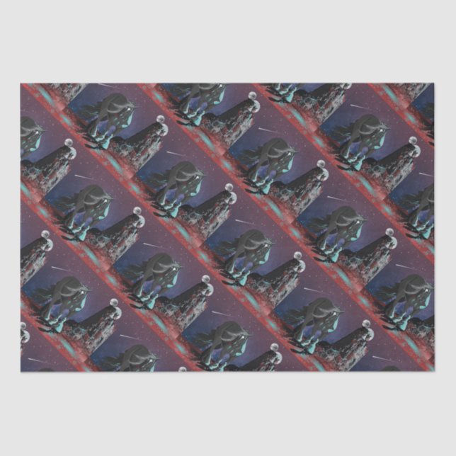 Papier Mousseline Coeur tzigane (Recto)