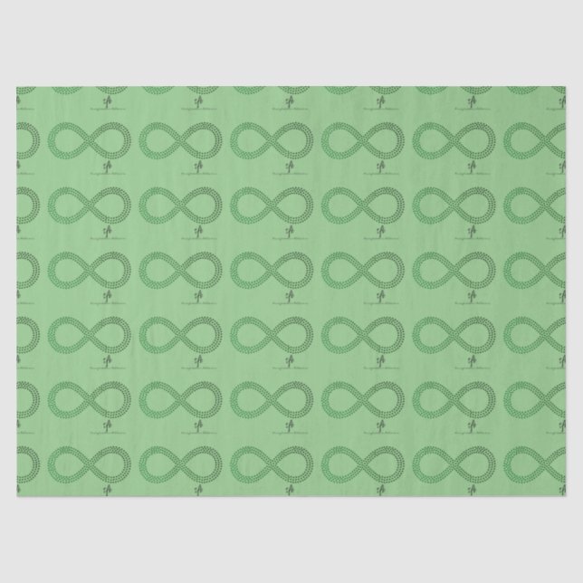 Papier Mousseline Coeurs d'infinité du chasseur (Recto)