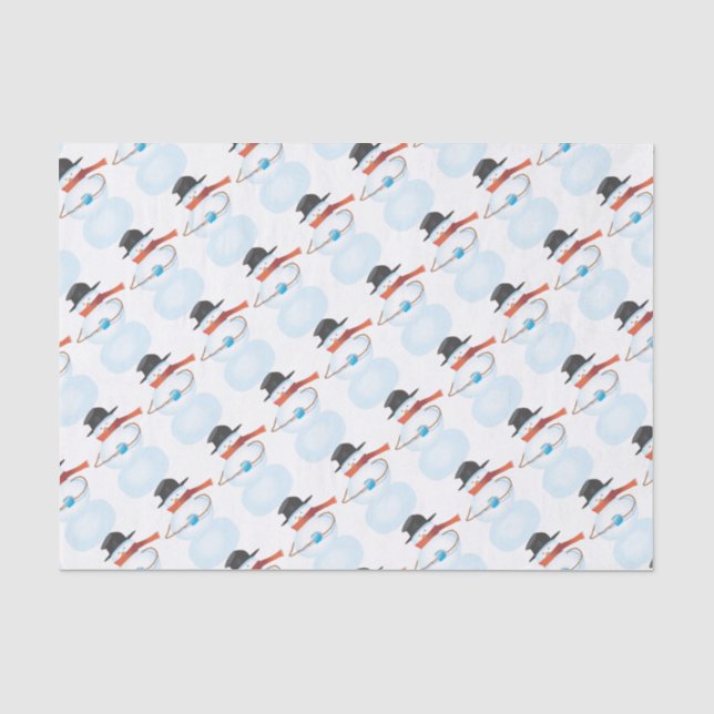 Papier Mousseline Cold Snowman (Recto)
