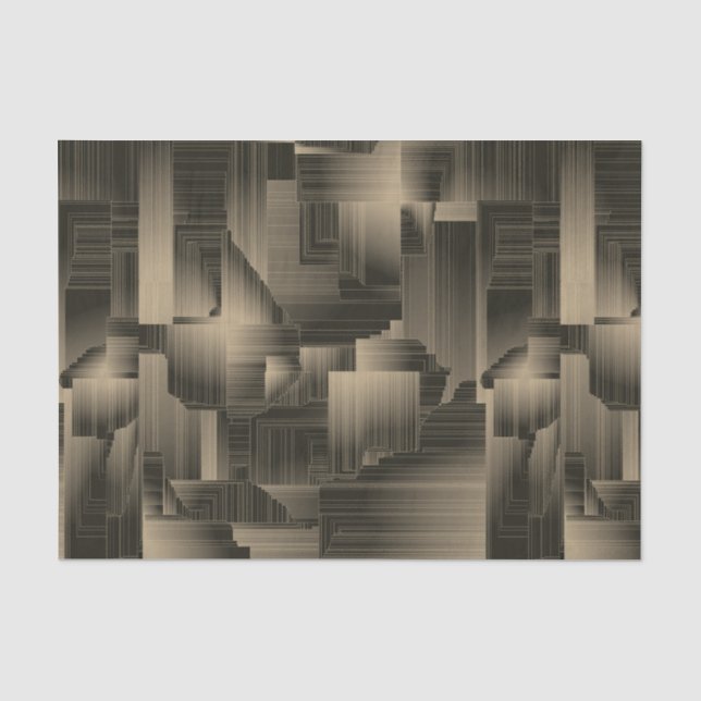Papier Mousseline Colden Halls Art déco (Recto)