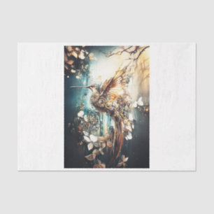 Papier Mousseline Colibri de vapeur