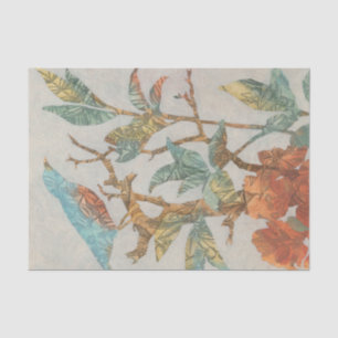 Papier Mousseline Collage aérien I