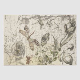 Papier Mousseline Collage de nature