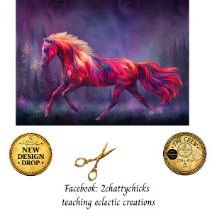 Papier Mousseline Collection Cheval Peint Découpe Wildfire