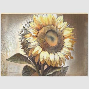 Papier Mousseline Collection D'Art Moderne Sun In Sunflower