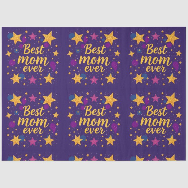 Papier Mousseline Collection de cadeaux de luxe tendance Stars (Recto)