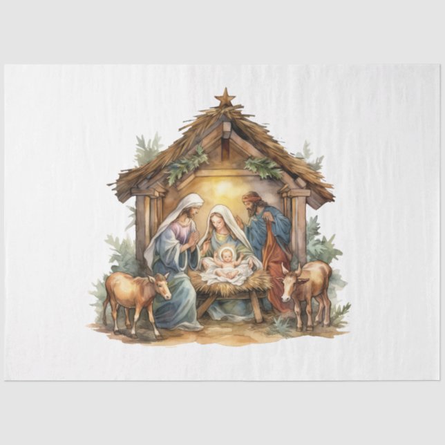Papier Mousseline Collection de conception de la Nativité 5 (Recto)