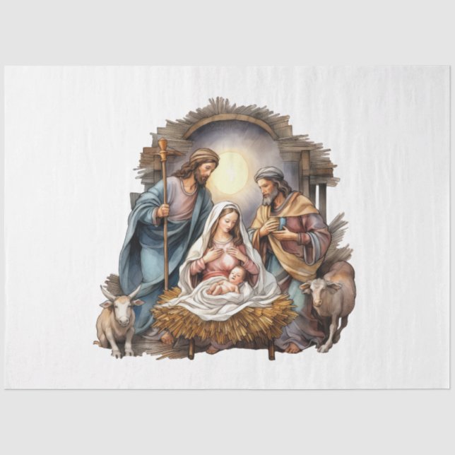 Papier Mousseline Collection de conception de la Nativité 8 (Recto)