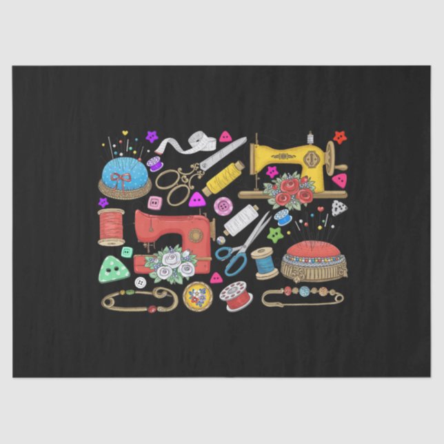 Papier Mousseline Collection de couture (Recto)