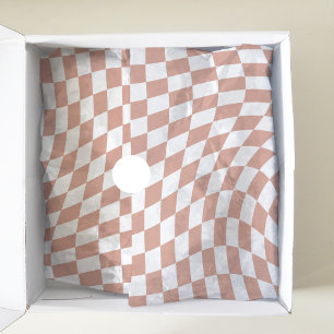 Papier Mousseline Collection de mariage Rose Gold Check à carreaux