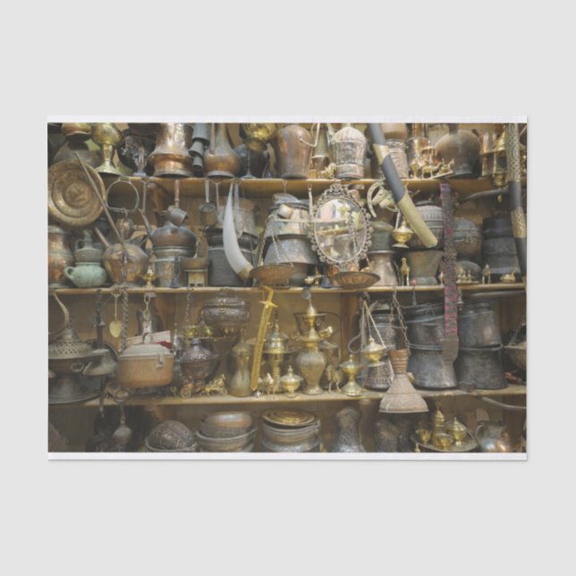 Papier Mousseline Collection d'objets d'art antique (Recto)