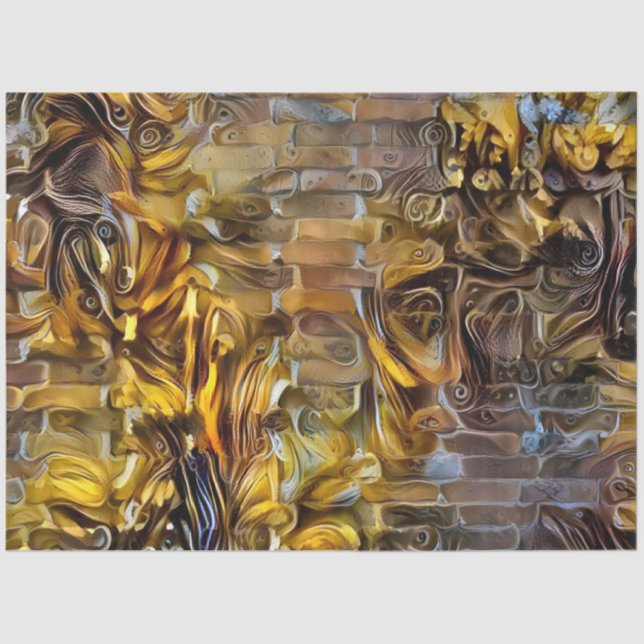 Papier Mousseline Collection d'oeuvres d'art Golden Dream (Recto)