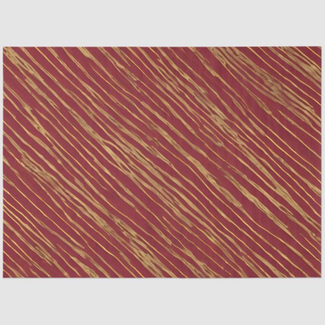 Papier Mousseline Collection d'or de luxe moderne bordeaux (Recto)