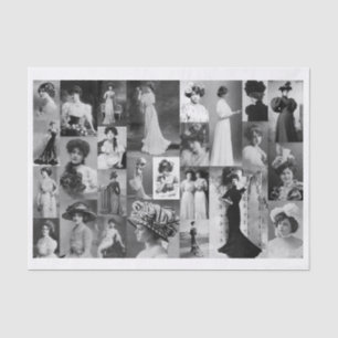 Papier Mousseline Collection féminine victorienne Vintage authentiqu