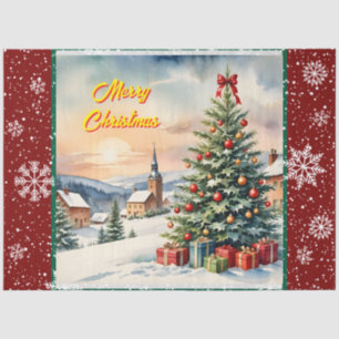 Papier Mousseline Collection festive moderne de Noël