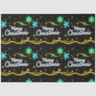Papier Mousseline Collection populaire de Noël Neon Holiday