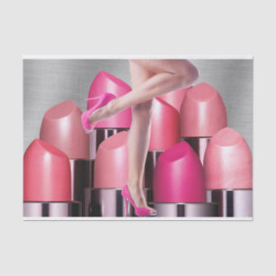 Papier Mousseline Colorant Lentilles & Lady In High Heels