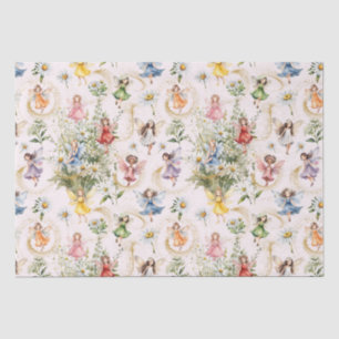 Papier Mousseline Coloré Magique Cute Floral Fées Parties scintillan