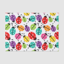 Coloré mignon Lady Bug Motif sans joint