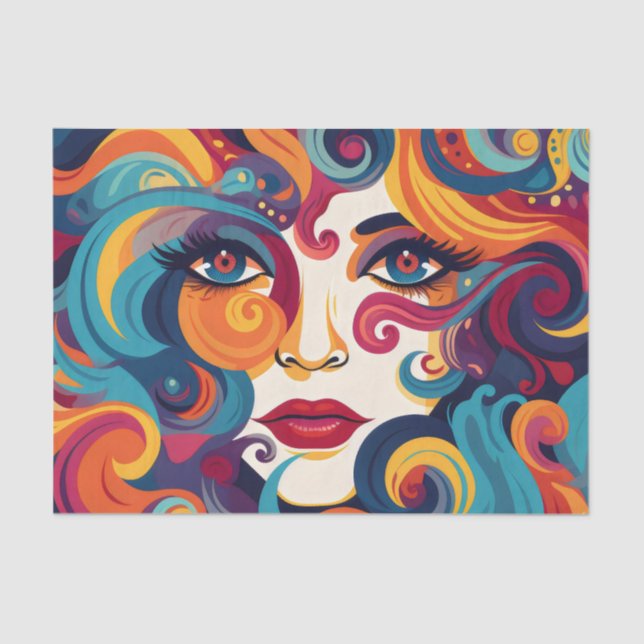 Papier Mousseline ColorPop Ladies ArtFace 20 (Recto)