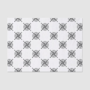 Papier Mousseline Compas nautique