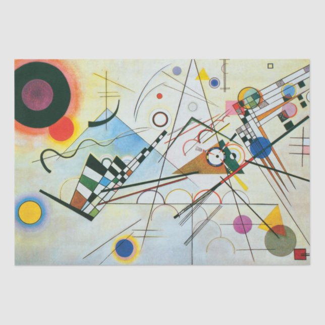 Papier Mousseline Composition VIII par Wassily Kandinsky  (Recto)