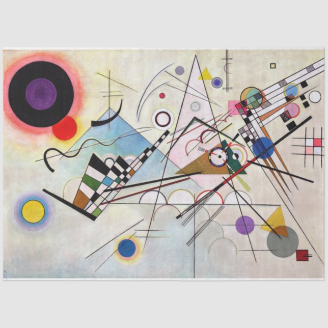 Papier Mousseline Composition VIII, Wassily Kandinsky (Recto)
