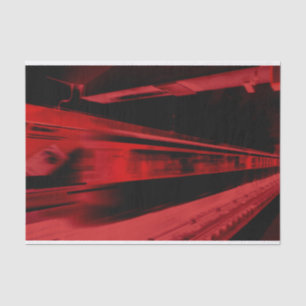 Papier Mousseline Concept de mouvement moderne et cool en rouge et n