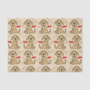 Papier Mousseline Conception Brown de chiot