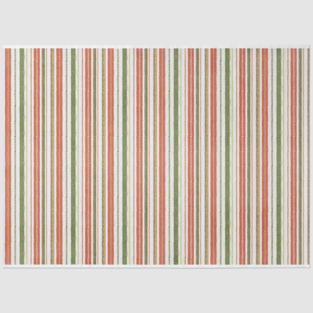 Papier Mousseline Conception de baies de Noël Série 3  (Recto)