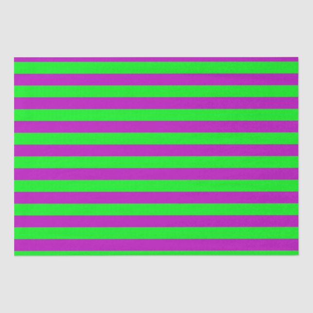 Papier Mousseline Conception de bandes violettes et vertes (Recto)