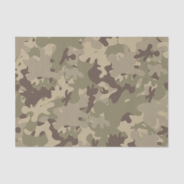 Papier Mousseline Conception de camouflage (Recto)