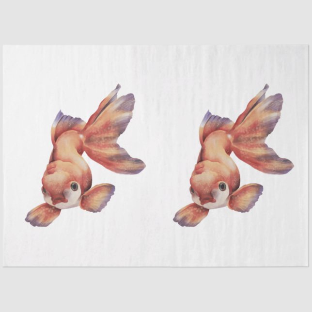 Papier Mousseline Conception de la série d'aquarelles sous-marines 1 (Recto)