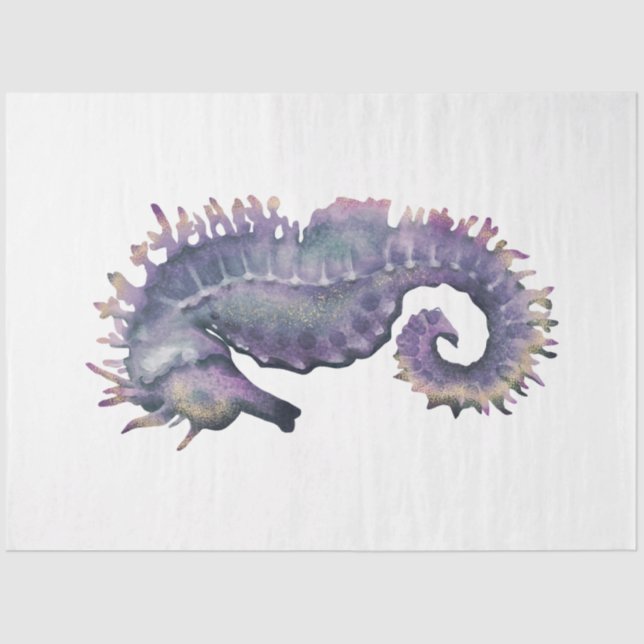 Papier Mousseline Conception de la série d'aquarelles sous-marines 1 (Recto)