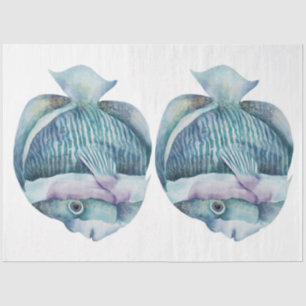 Papier Mousseline Conception de la série d'aquarelles sous-marines 2