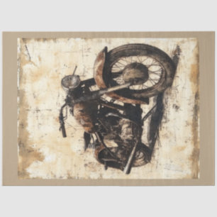 Papier Mousseline Conception de la série de motos vintage #9