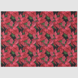 Papier Mousseline Conception de la série de papiers Poinsettia 3