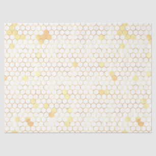 Papier Mousseline Conception de la série des abeilles roses et or 6