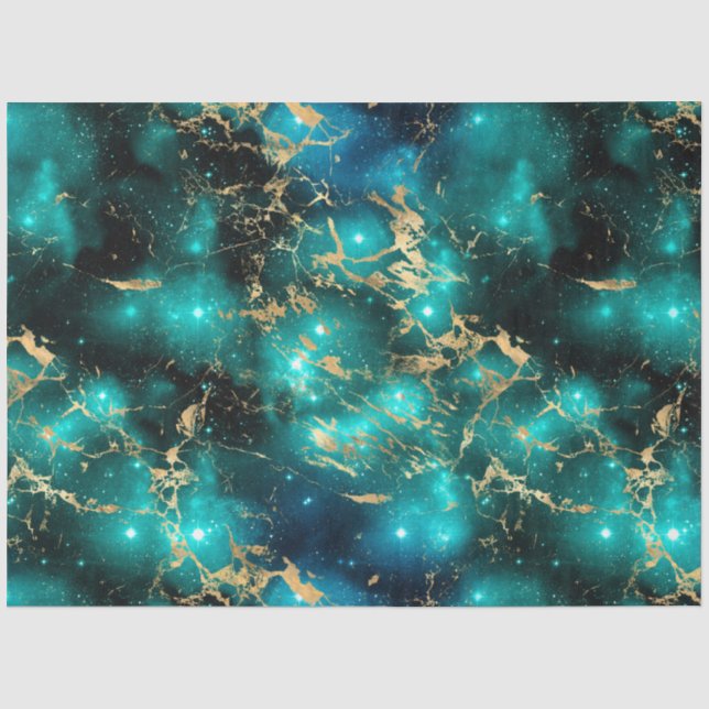 Papier Mousseline Conception de la série Galaxie Marbre 15 (Recto)