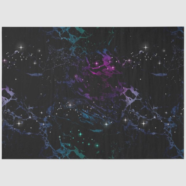 Papier Mousseline Conception de la série Galaxie Marbrée 3 (Recto)