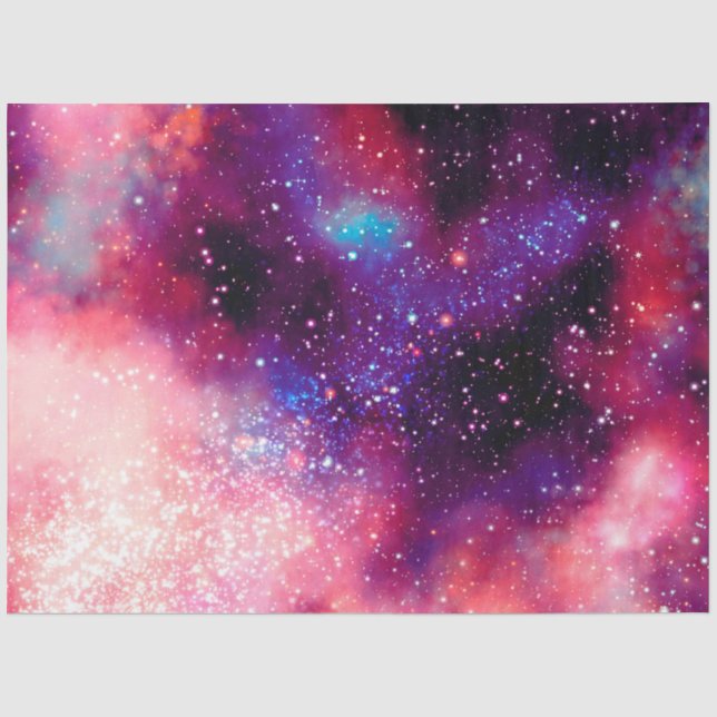 Papier Mousseline Conception de la série Galaxie rouge 4 (Recto)