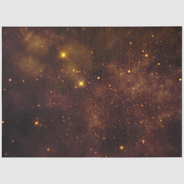 Papier Mousseline Conception de la série Galaxie rouge 7 (Recto)