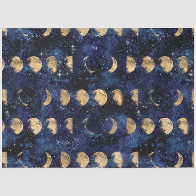 Papier Mousseline Conception de la série Galaxy Moon 11 (Recto)