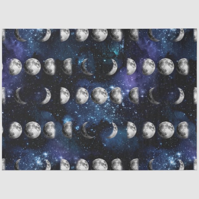 Papier Mousseline Conception de la série Galaxy Moon 9 (Recto)