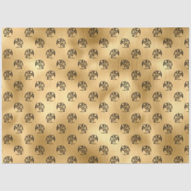 Papier Mousseline Conception de la série Gold Gothic 10 (Recto)