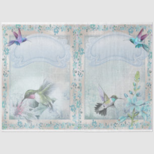 Papier Mousseline Conception de la série Humminbirds 5