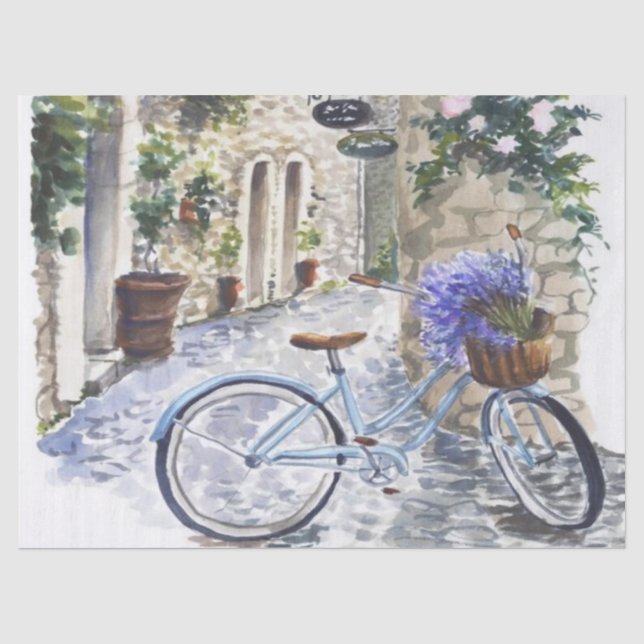 Papier Mousseline Conception de la série Lilac Shabby Chic 20 (Recto)