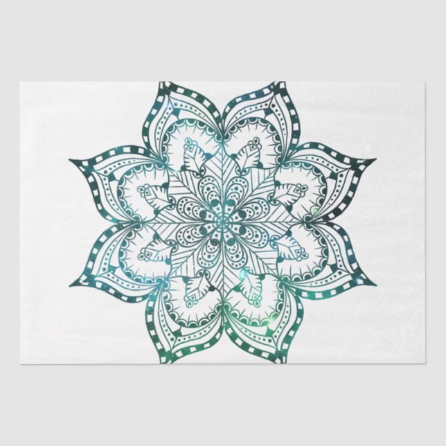 Papier Mousseline Conception de la série Mandala 21 (Recto)